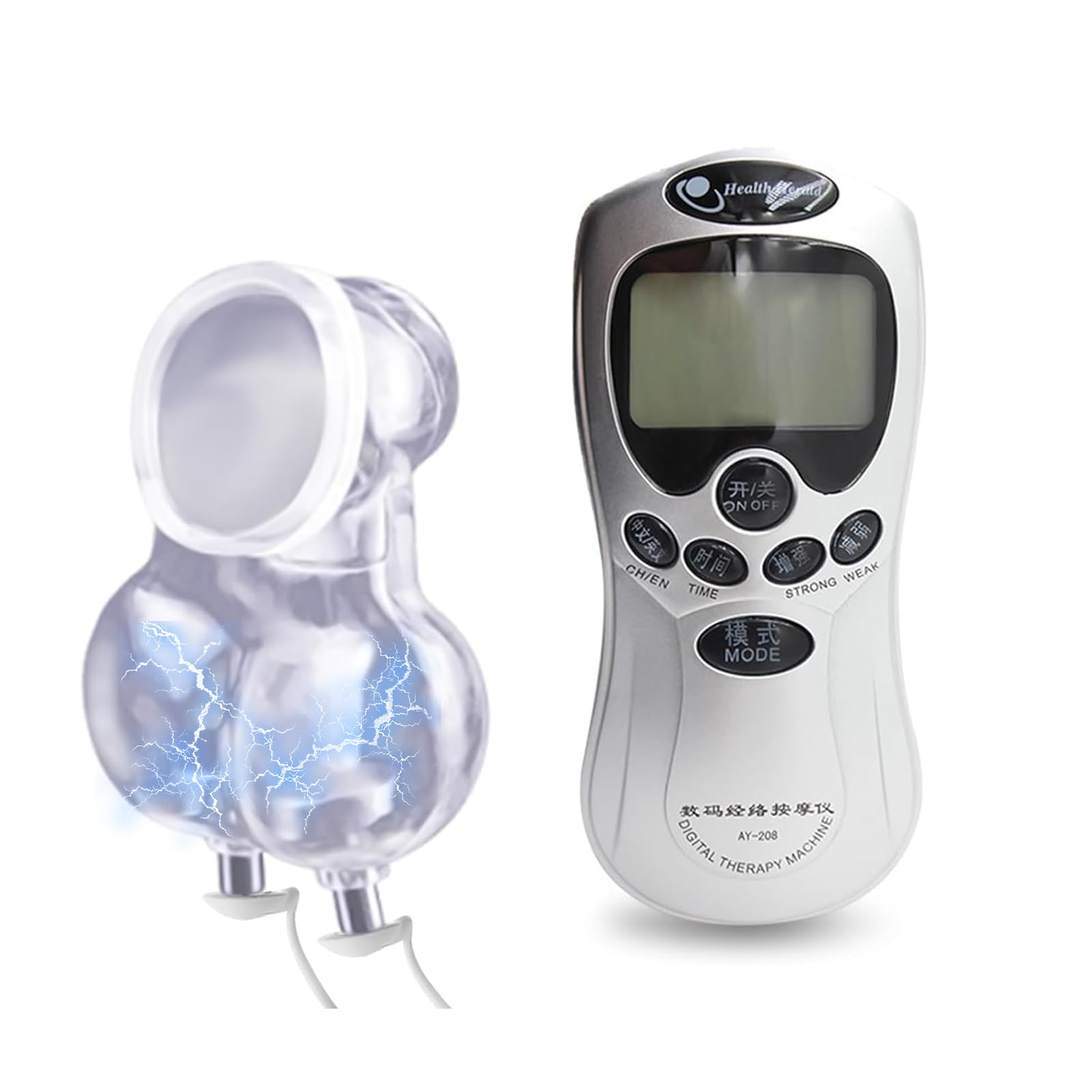 Sac BDSM pour testicules fermeture pour testicules housse pour pénis et testicules avec 8 modes 15 niveaux d’intensité pour hommes idéal pour SM masturbation et expériences érotiques