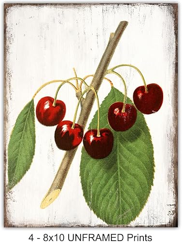 Miniatura 3 de Fruit Wall Art - Fruit Decor - Fruit Decorations - Botanical Prints - Rustic Kitchen Decor - Dining Room Decor - Cafe Wall Decor - Restaurant Decor