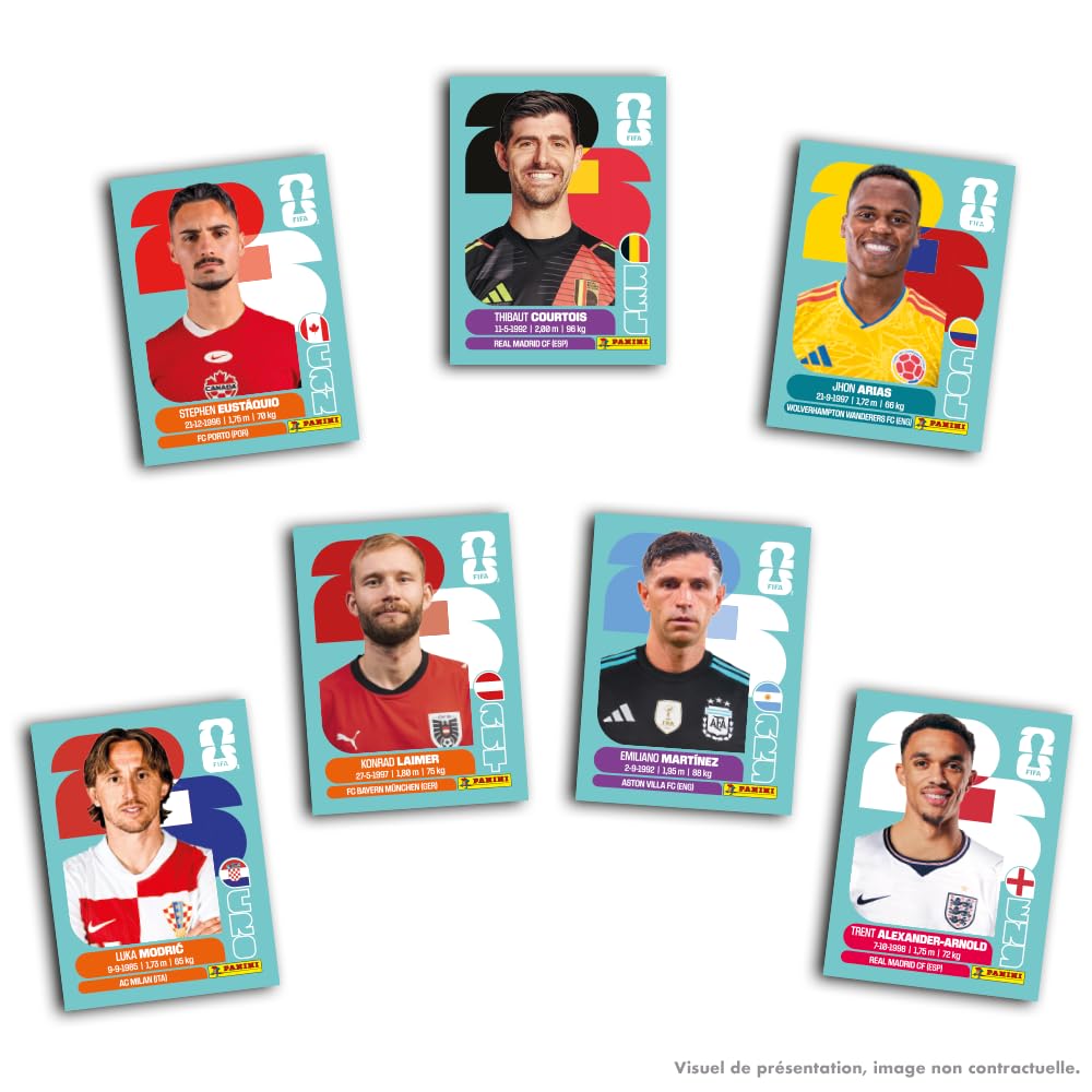 Panini FIFA World Cup 2026 Naklejki - Zestaw 1 pudełko 50 kieszeni i 1 zestaw aktualizacji 120 naklejek