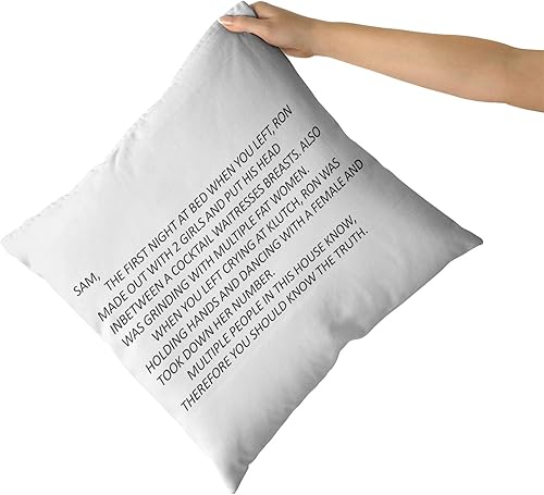 Miniatura 4 de Gaslight Gatekeep Girlboss Sam's Note Jersey Shore, Anonymous Letter to Sammi - Fundas de almohada, fundas de almohada, fundas de almohada de 18 x