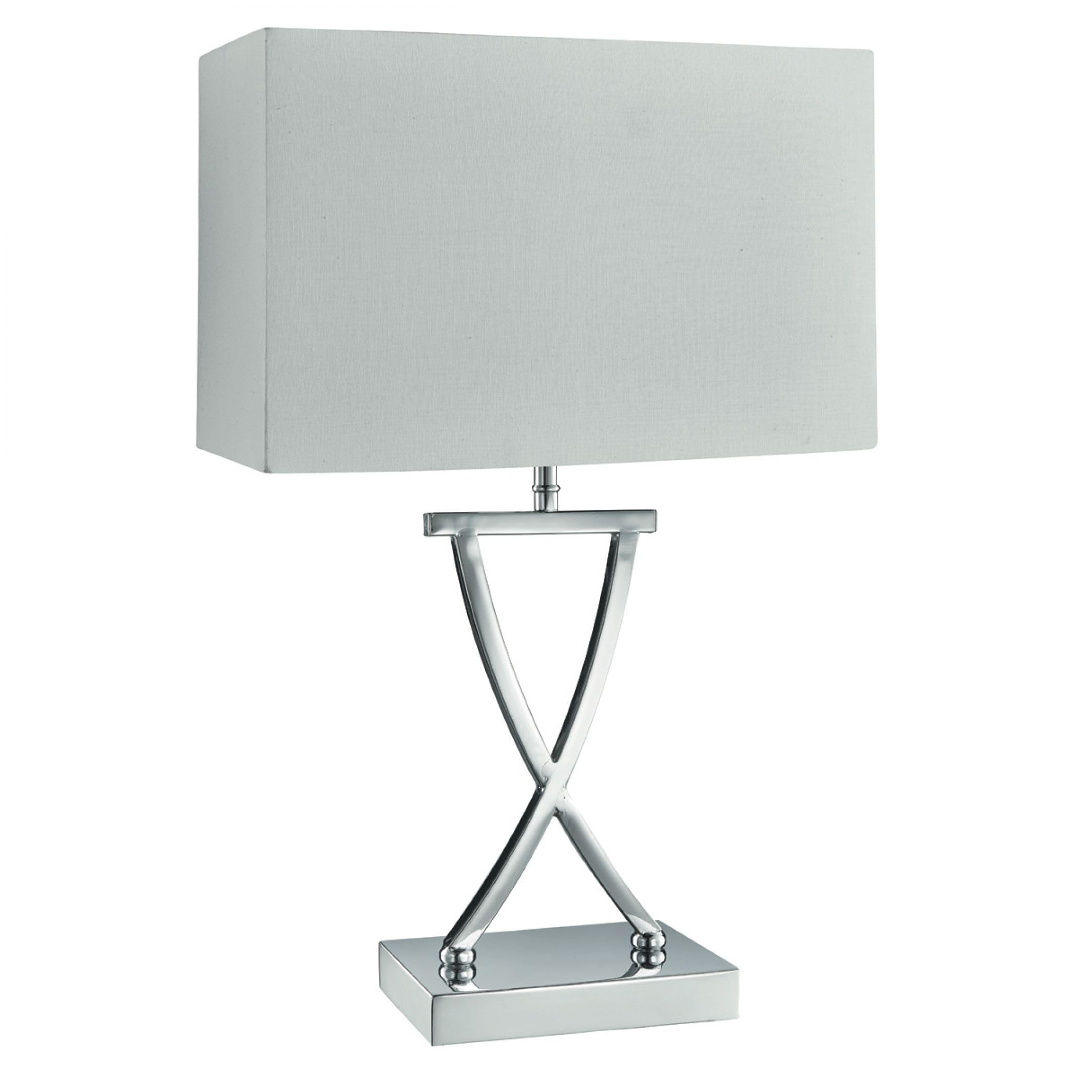 Searchlight Lighting Chrome Searchlight 7923Cc Club Table Light, White