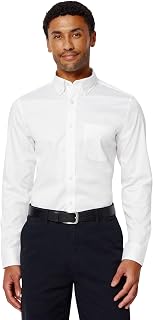 Amazon Essentials Men's Slim Fit Stretch Wrinkle Free Button Down Collar Dress Shirt