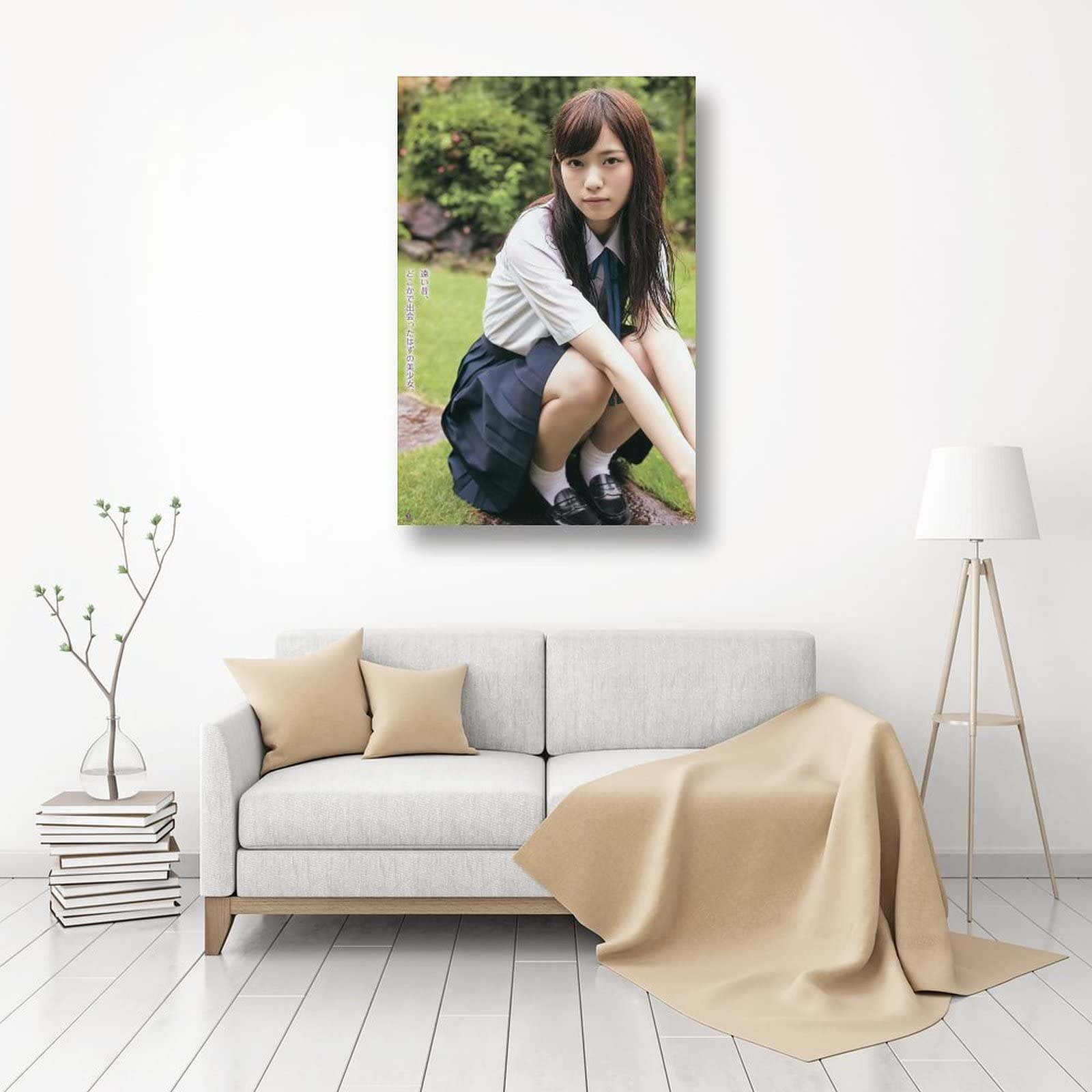 Amazon.co.jp: 乃木坂46西野七瀬下着写真アートパネル壁飾り (2