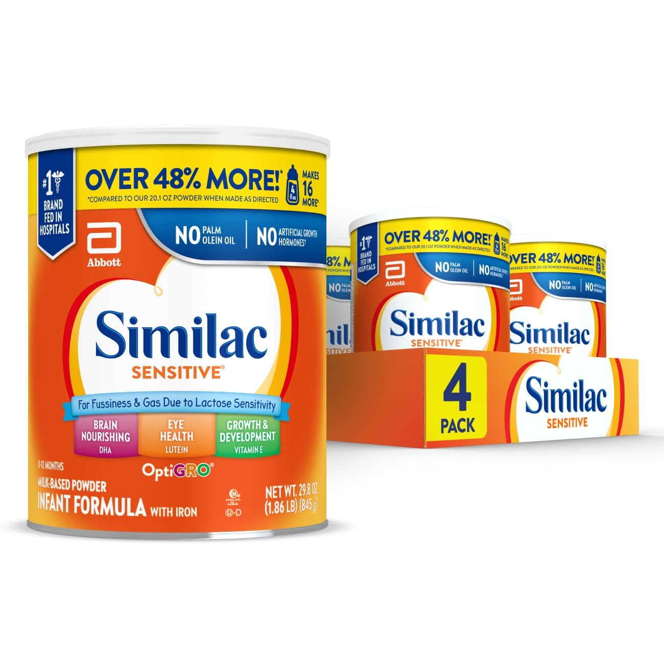 Similac Sensitive 粉ミルク Amazon.com: Similac Sensitive Infant Formula, for Fussiness & Gas