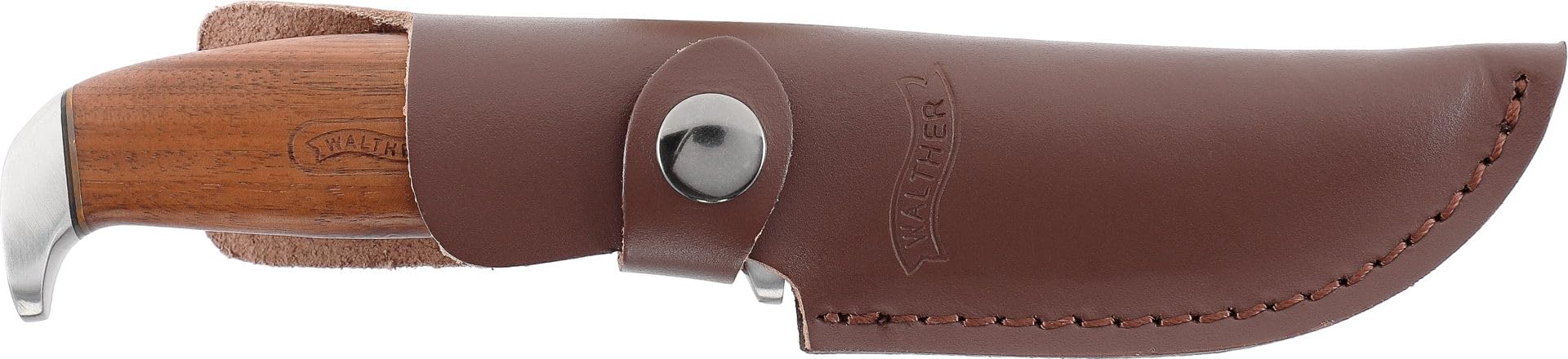 Walther Taschenmesser Premium Skinner, feststehendes Jagd Messer, 440C Stahl, ideal für Outdoor Aktivitäten