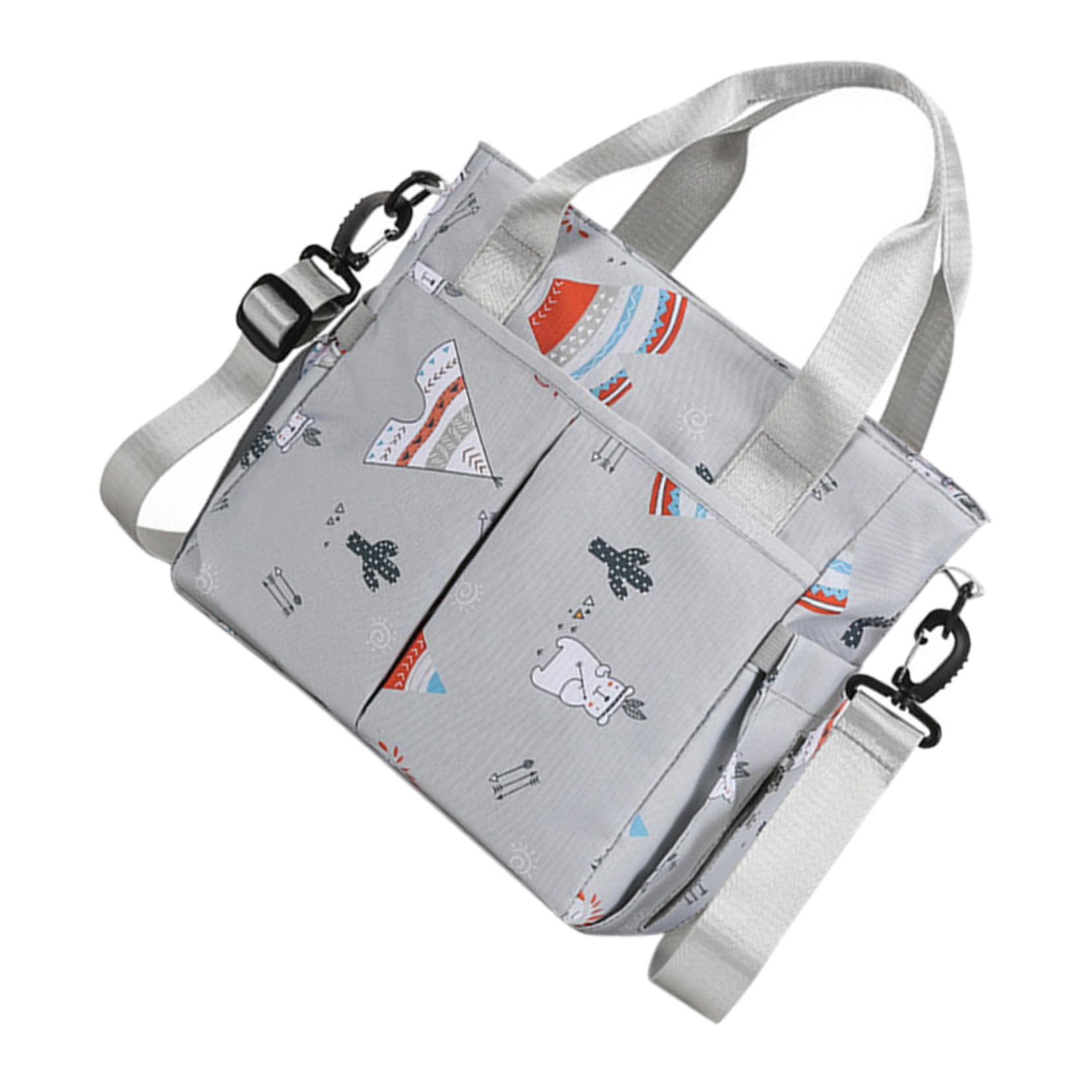 Abaodam Bolsa de Maternidad Grande de Nailon Compartimentos Múltiples