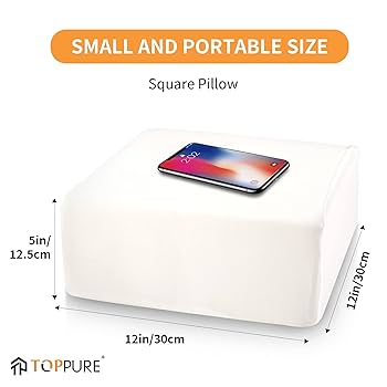 Amazon.com: TOPPURE Cube Memory Foam Pillow for Side