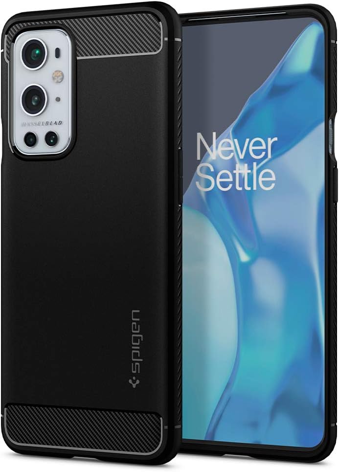 Spigen Rugged Armor designed for OnePlus 9 PRO case cover - Matte Black