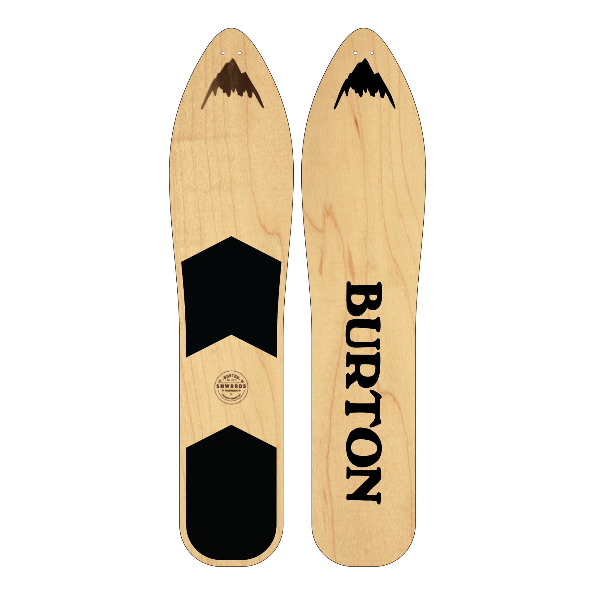 Amazon | Burton スローバック スノーボード 100cm | Burton(バートン
