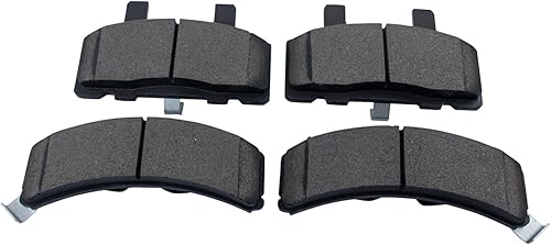 Miniatura 7 de TRQ Kit de pastillas de freno delantero y rotor, kit químico de freno, pastillas de freno de cerámica compatible con Chevrolet C2500 1996-2002