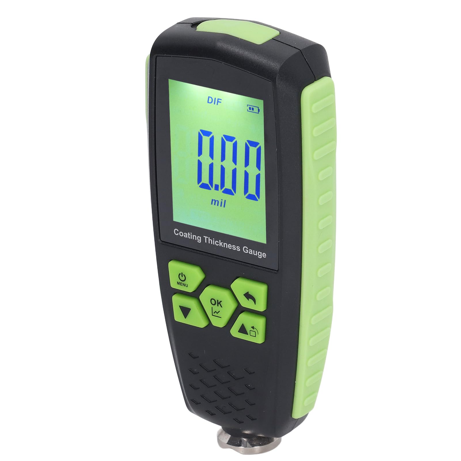 FTVOGUE Medidor de Espesor de Pintura Pantalla Digital ABS Medidor de Espesor de Revestimiento de Automóvil 0 a 1300um Sonda de Mano para Compradores de Automóviles Usados ​​Inspección de Vehículos y