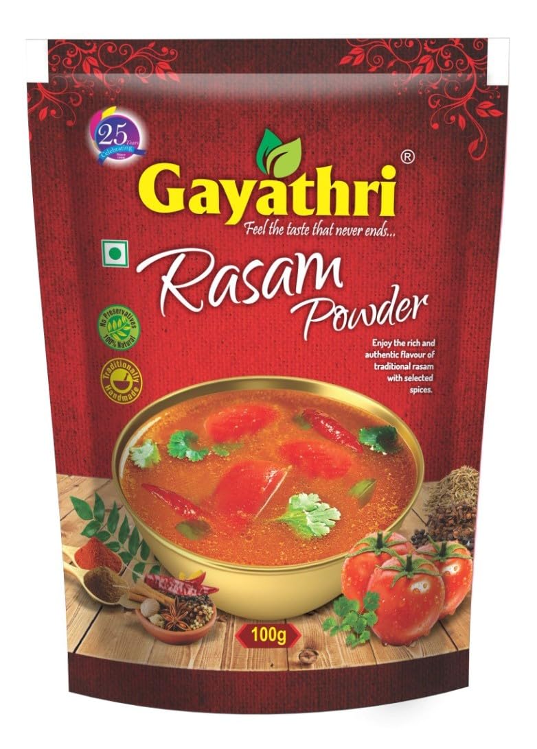 Gayathri Rasam Powder 100g*2N (200grams) (B0BZ63JJT3) Amazon Price History, Amazon Price Tracker