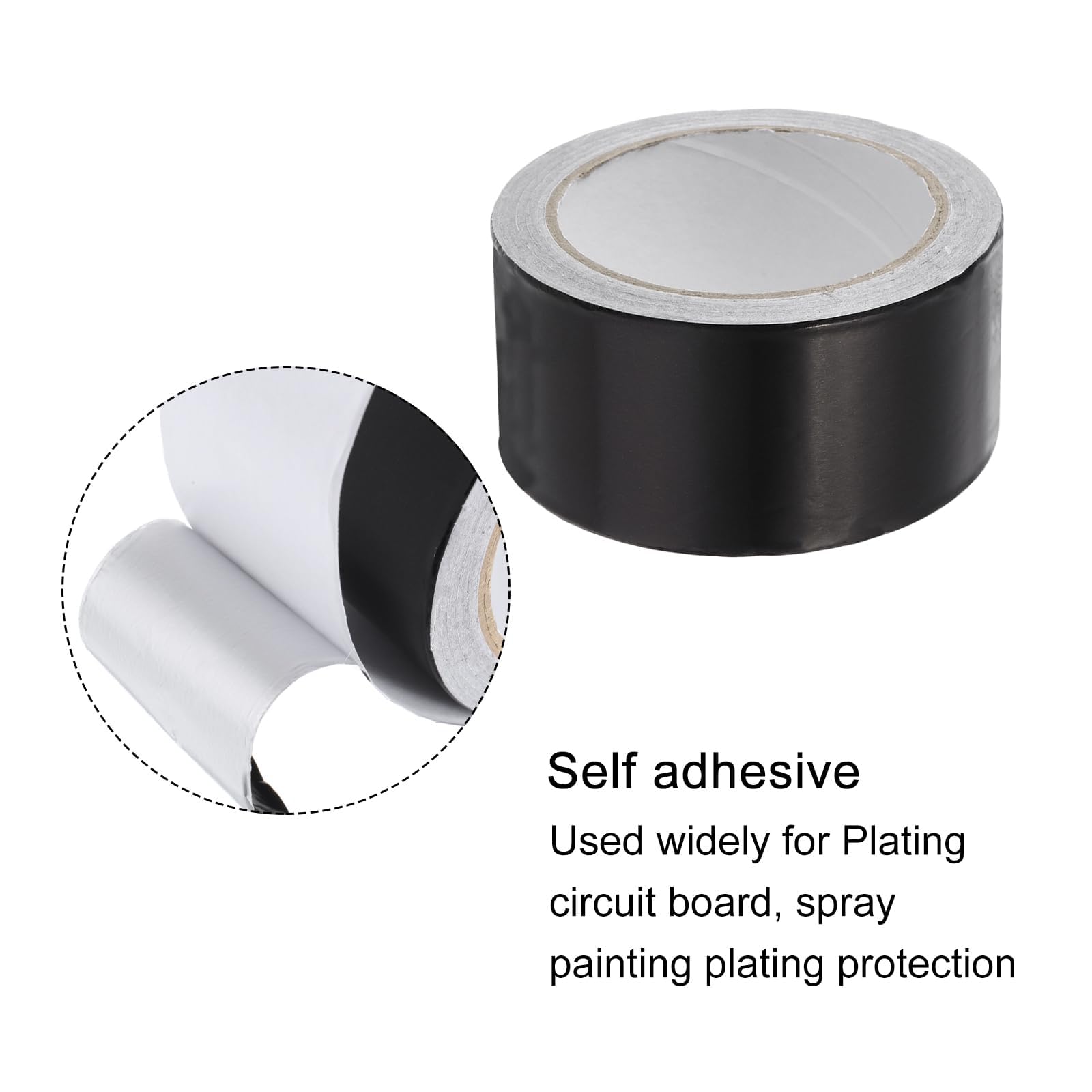 TA-VIGOR 50mmx20m Aluminum Foil Tape Black Matte - Image 4