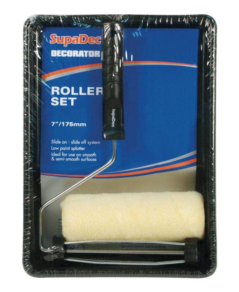 Supadec Decorating Roller Cage Frame Tray Paint Set 7 Inc/175Mm 5017193410122