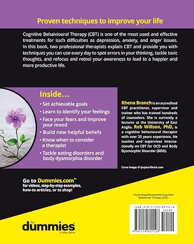 For Dummies 9781119601128 Cognitive Behavioural Therapy thumb #1