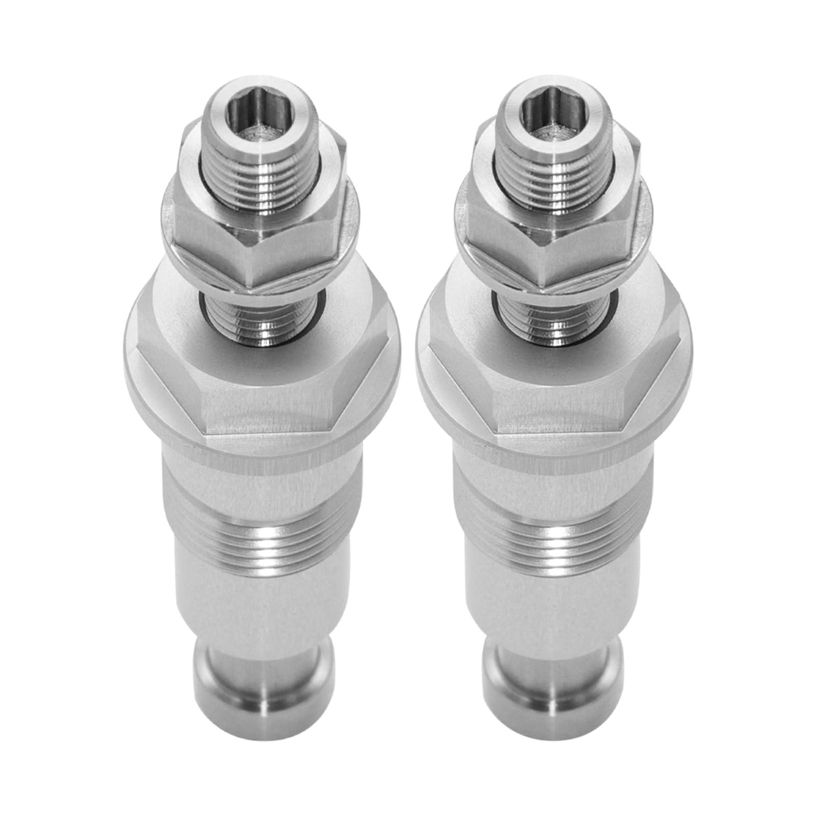 Galet de chaîne tendeur tendeur Tendeur de chaîne de came de synchronisation manuel, réglage manuel, billette CNC, Convient pour Bmw R1200GS / GS Adventure R1200R RT 2012 – 2018(1 Pair Dark Gold)