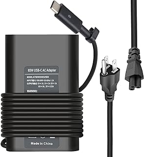 65W 45W Dell Laptop Charger USB C for Dell Latitude 5420 5520 5320 7420 7430 7400 7370 7390 7275 7285, XPS 13 7390 9350 9380 9370 9360 9310 9365 9300 9550 USB C Laptop Charger