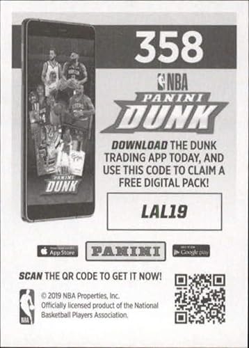 Miniatura 2 de 2019-20 Panini NBA Stickers Basketball #358 Los Angeles Lakers Logo Foil Official Licensed 2 X 3 Inch Album Sticker