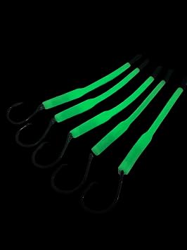 Deep Drop Fishing Rig, 5 Demon Circle 6/0 Hooks with Glow Sleeve, Deep Drop Snapper Rig