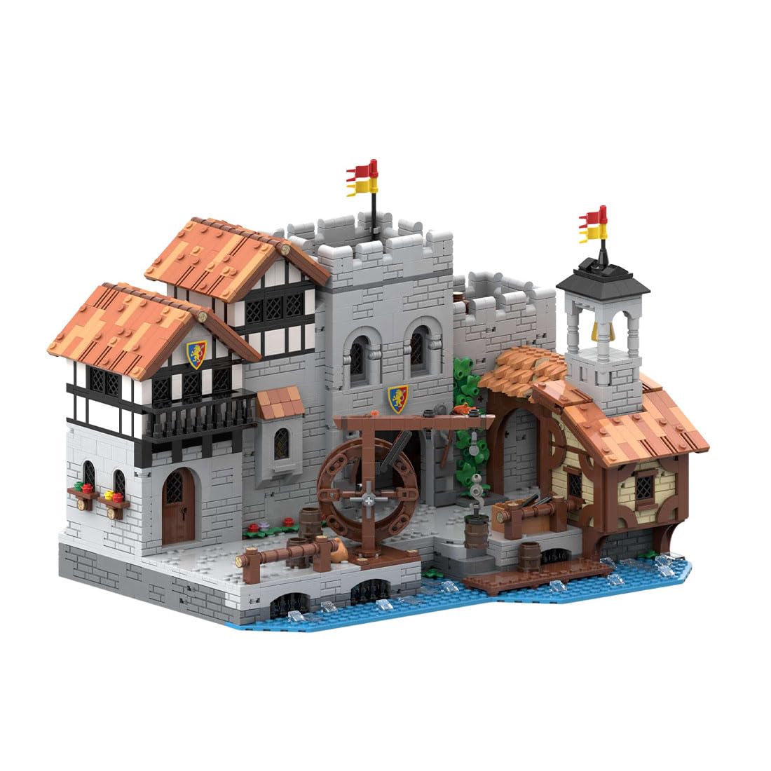 Medieval Knights Castle Modular Building 2003 pièces pour les 14 ans et