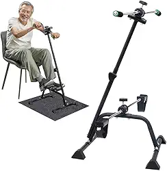 Mini Bike Fisioterapia Portátil Bicicleta Com Apoio De Mãos, Fisioterapia Idosos para Braços Pernas, mini bicicleta ergometrica, bike ergometrica