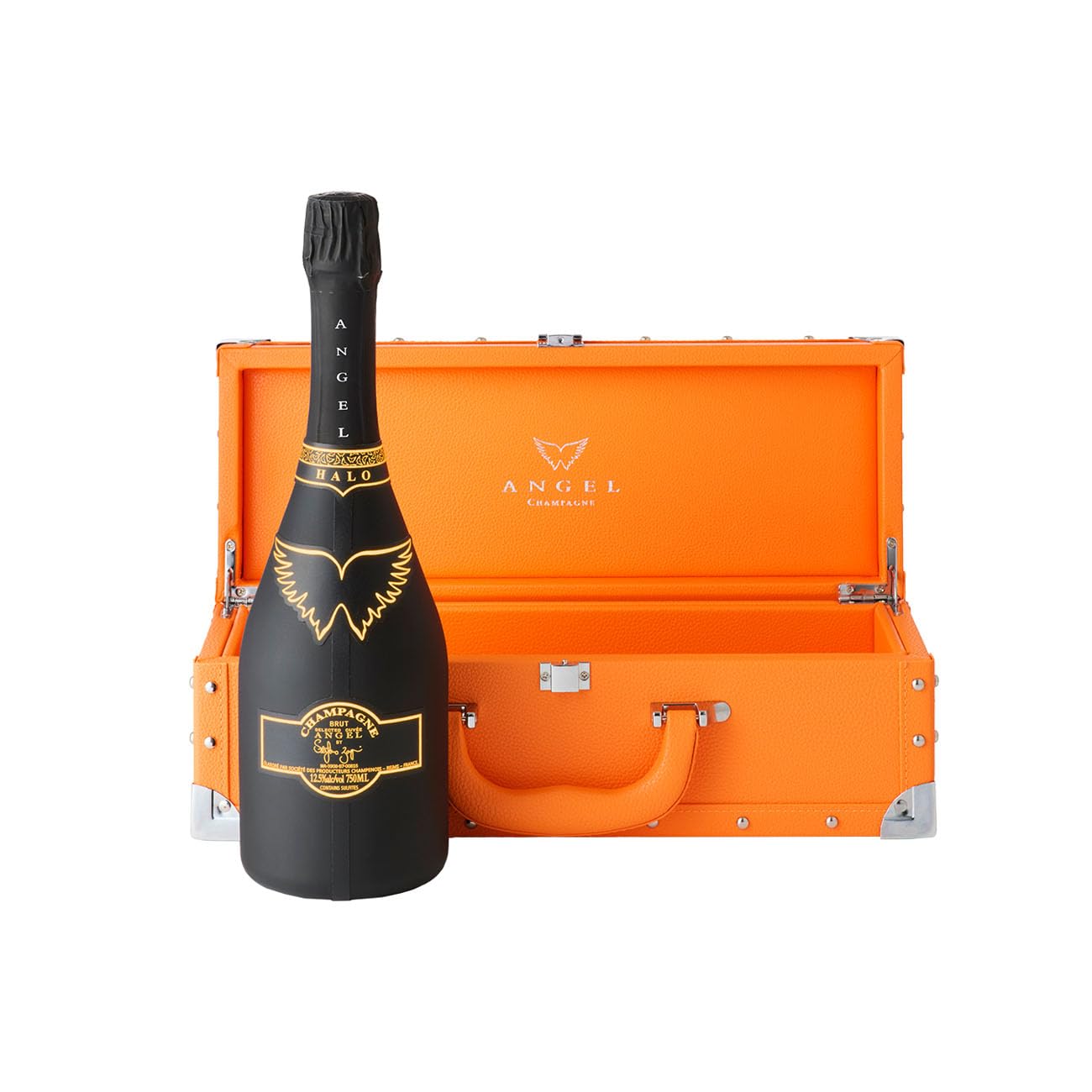 Amazon.co.jp: ANGEL CHAMPAGNE NV Brut HALO Orange 【 エンジェル