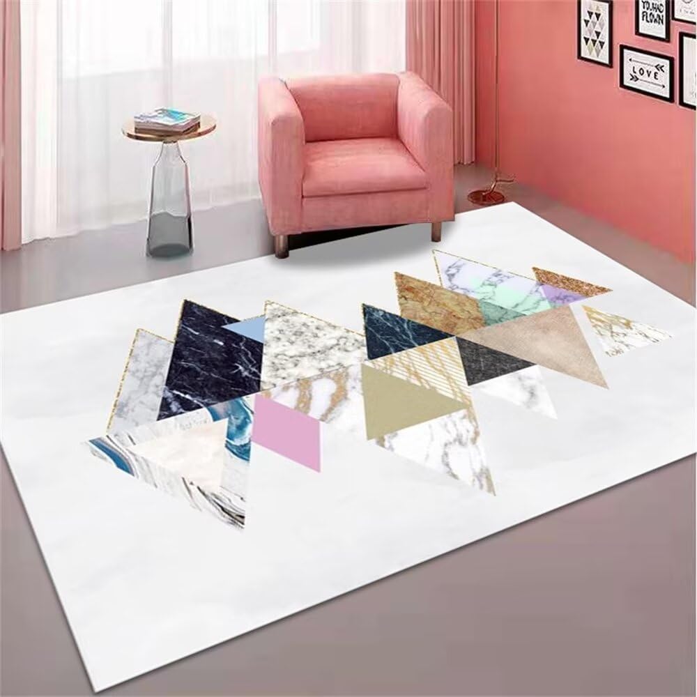 Tapis de salon insonorisant lavable en machine et matelas de sol 90x200