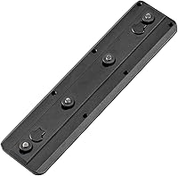 Vista 9 de Adaptador de placa de trípode FANAUE Keymod Rail con tornillos de seguridad, para cabezal de bola de trípode, compatible con Arca Swiss RRS Dovetail