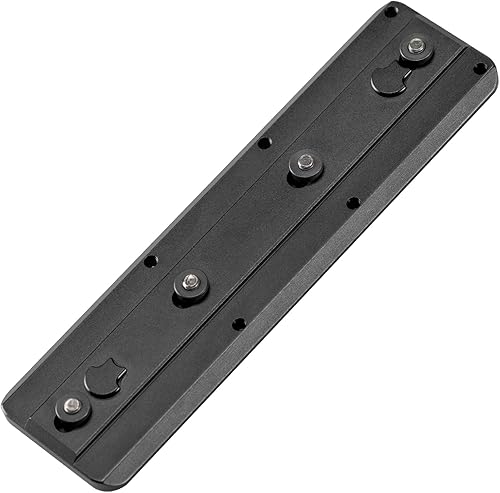 FANAUE Placa Adaptadora de Montaje para Trípode con Carril Keymod BKMOD-140 con Tornillos de Seguridad, para Cabezal Esférico de Trípode, Compatible