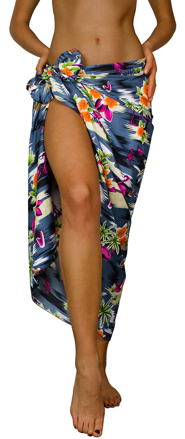 King Kameha Hawaiano Pareo Sarong Abrigo De Playa para Mujeres Funda De Bikini Casual Traje De Baño Muy Ruidoso Playa Imprimir