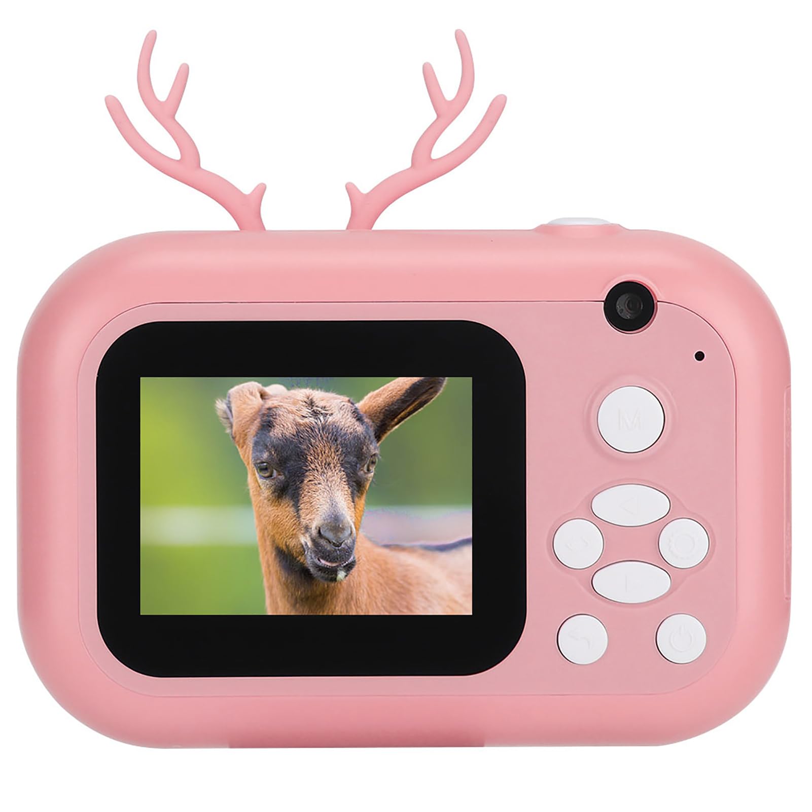 Fotocamera per Stampa Fotocamera Termica Portatile Istantanea per Bambini 1080P con Doppio Obiettivo per attività All'aperto per Bambini Memoria 16G (Rosa)
