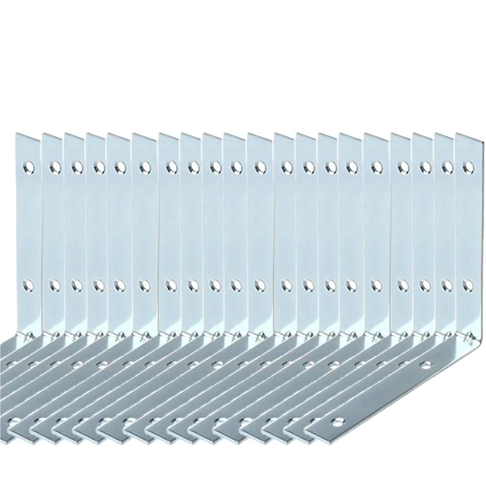 L-Halterungen 90 Grad Möbel Holz Regal Tür Schrank Verschluss Universal Edelstahl Klammer Joint Hardware(20pcs-60mm)