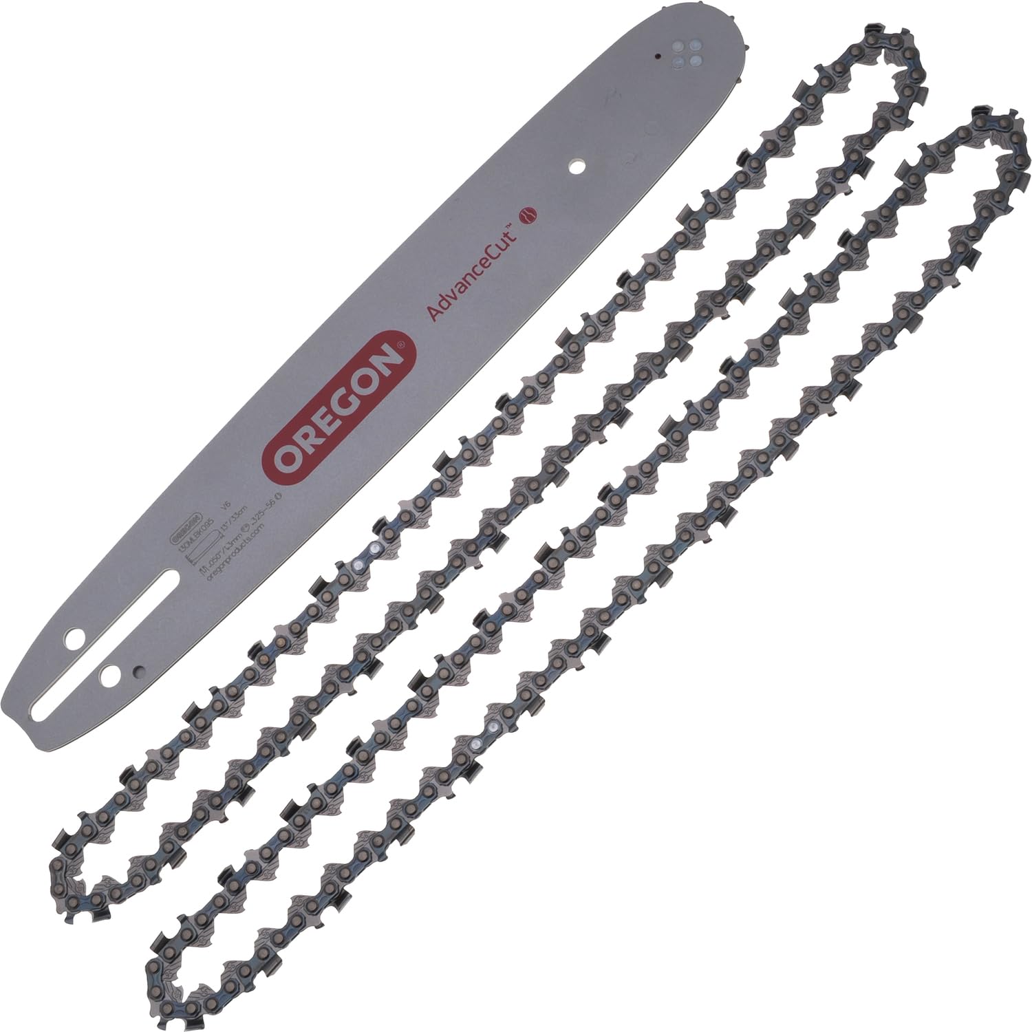 Combo Oregon guide 33cm 130MLBK095 + 2 chaînes 95TXL056
