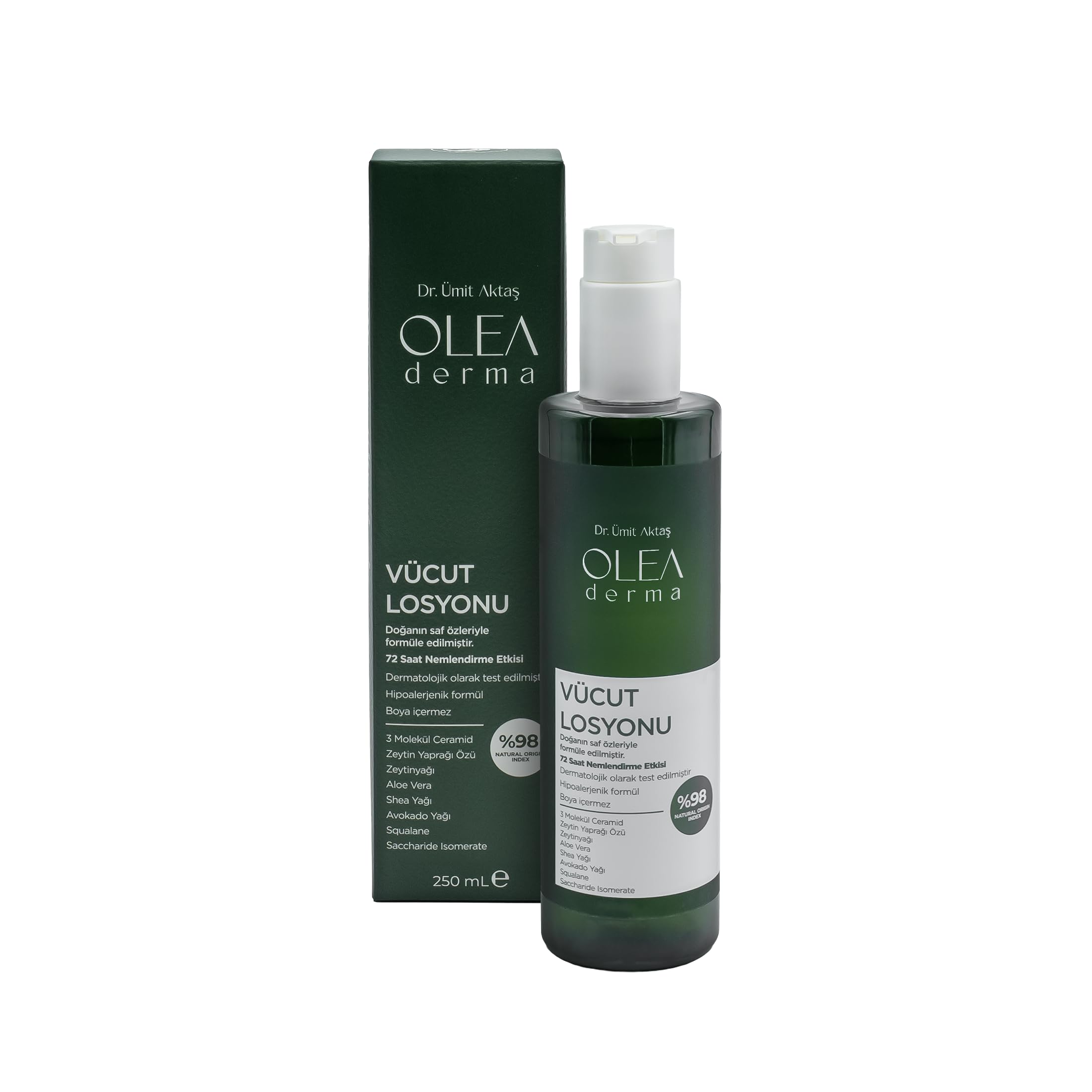 OleaDerma%98 Doğal Vücut Losyonu, 250 ml