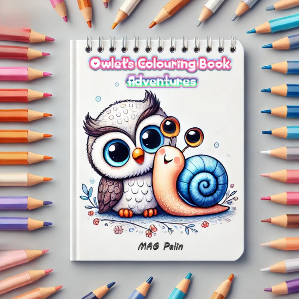 Owlet's Colouring Book Adventures (Colouring book for kids age 3+) (Colour with Owlet and Friends)