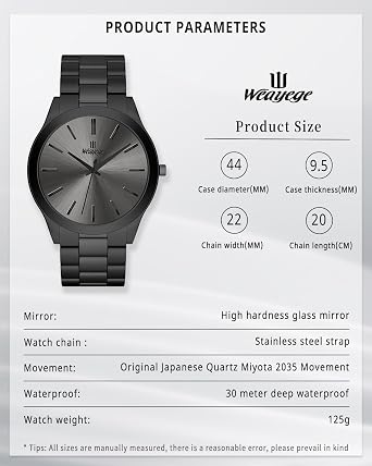 Men's Watches Quartz Wrist Watch Fashion Minimalist Business Luxury Quartz Waterproof Business Watches for Men Gifts for Men