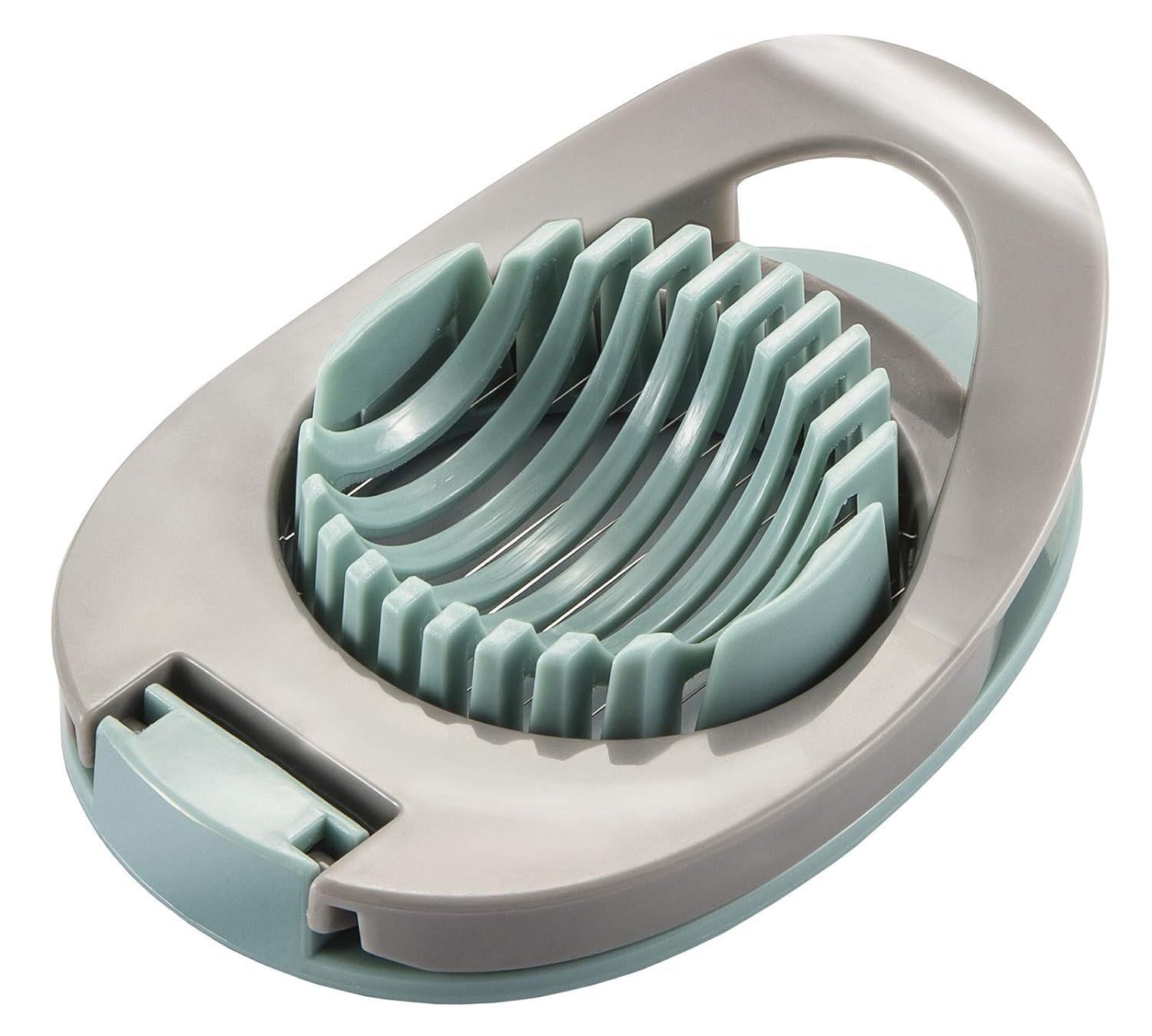 2-in-1 Egg Slicer and Wedger for Hard Boiled Eggs, Stainless Steel Wire Cutter, Easy Clean Kitchen Gadget-image-10