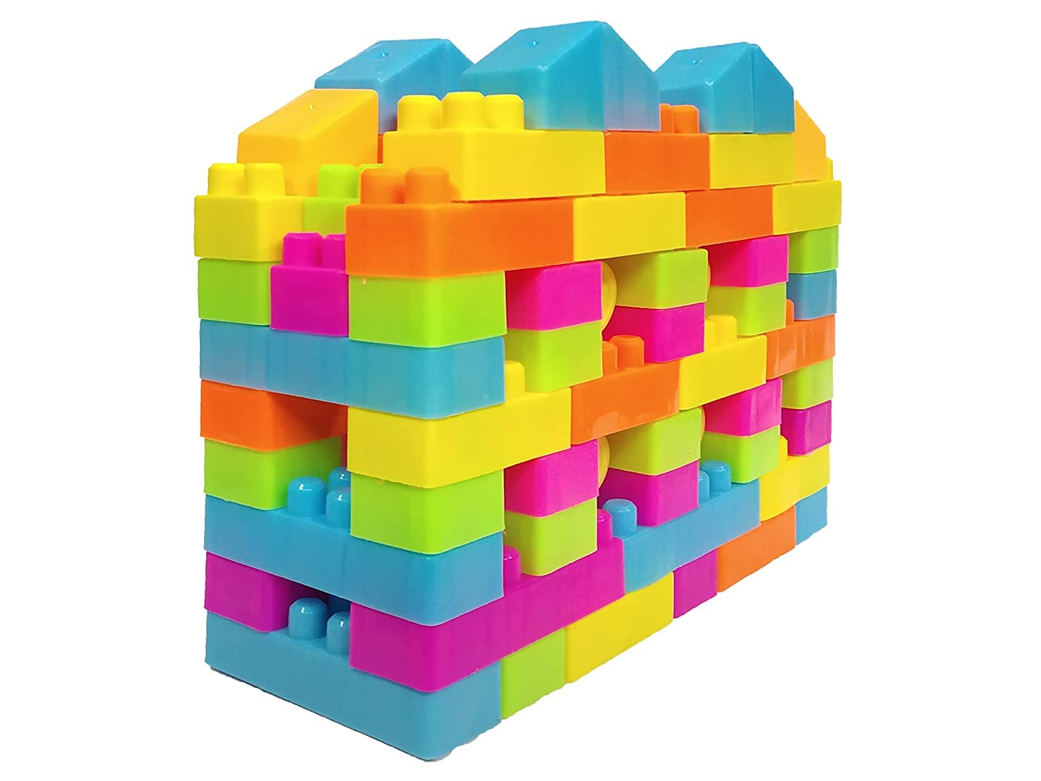 toy boy Kids Plastic Safe and Non-Toxic Building Blocks for Brain Development 100 Pieces Set (B0BT9BRHLG) Amazon Price History, Amazon Price Tracker
