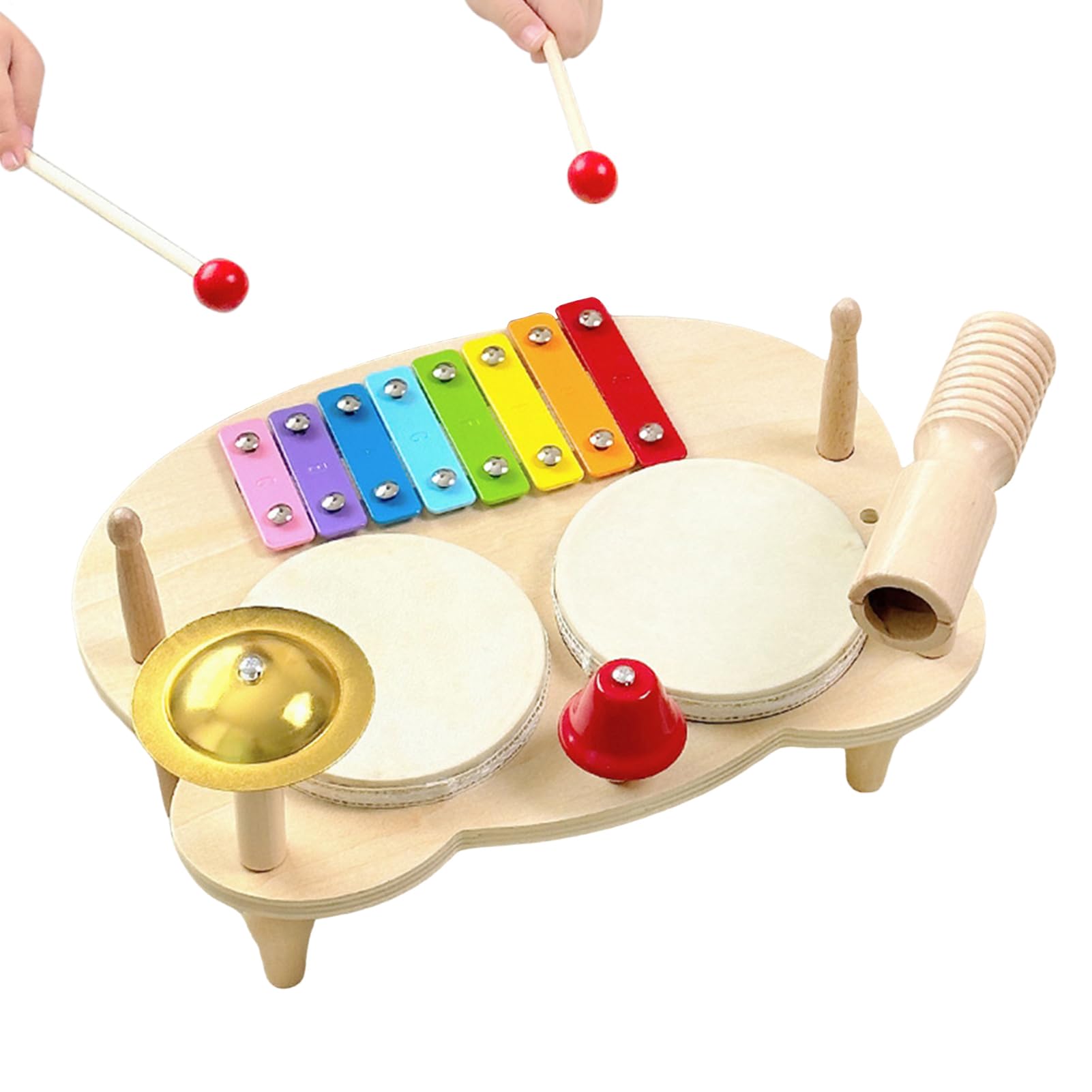 Batteria Per Bambini Giocattolo Strumento Musicale A Percussione | Batteria Per I Più Piccoli Per Bambine E Bambini Pratica A Tavolo Natale E Compleanno