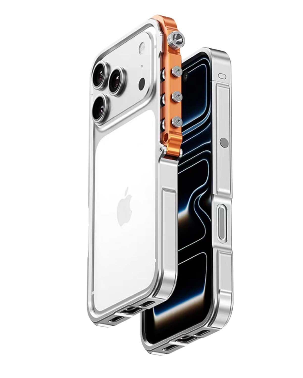 Bumper en métal iPhone 17 Pro Max cadre aluminium sans arrière rigide - 8