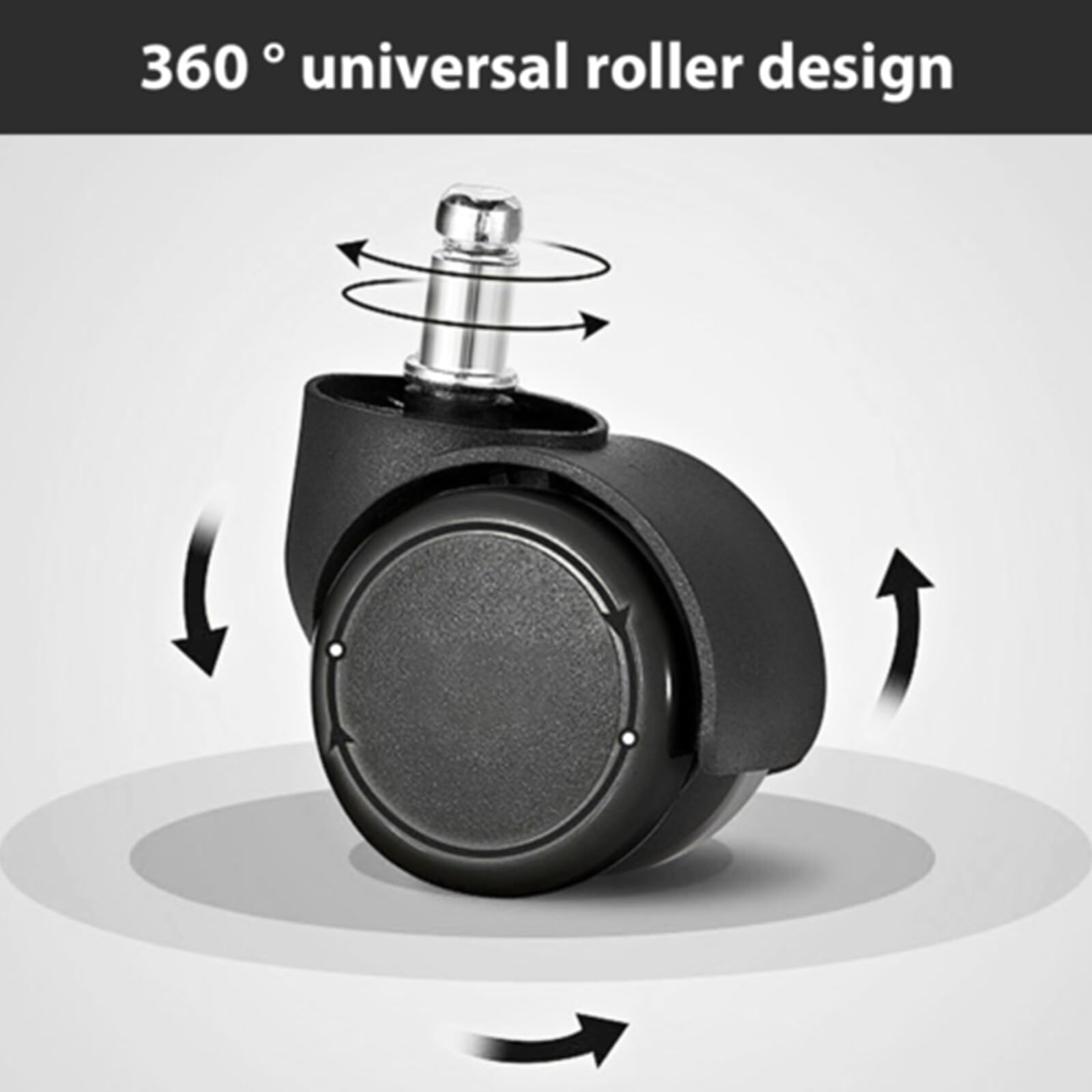 Carrito de 3 niveles con ruedas para ahorrar espacio, para cocina y baño, estantería de plástico versátil para lavandería, dormitorio y más (negro)