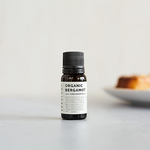 Miniatura 4 de Aceite esencial de bergamota puro 100% orgánico, 0.34 onzas líquidas, limpiador y edificante, lote pequeño, de origen sostenible directamente de la