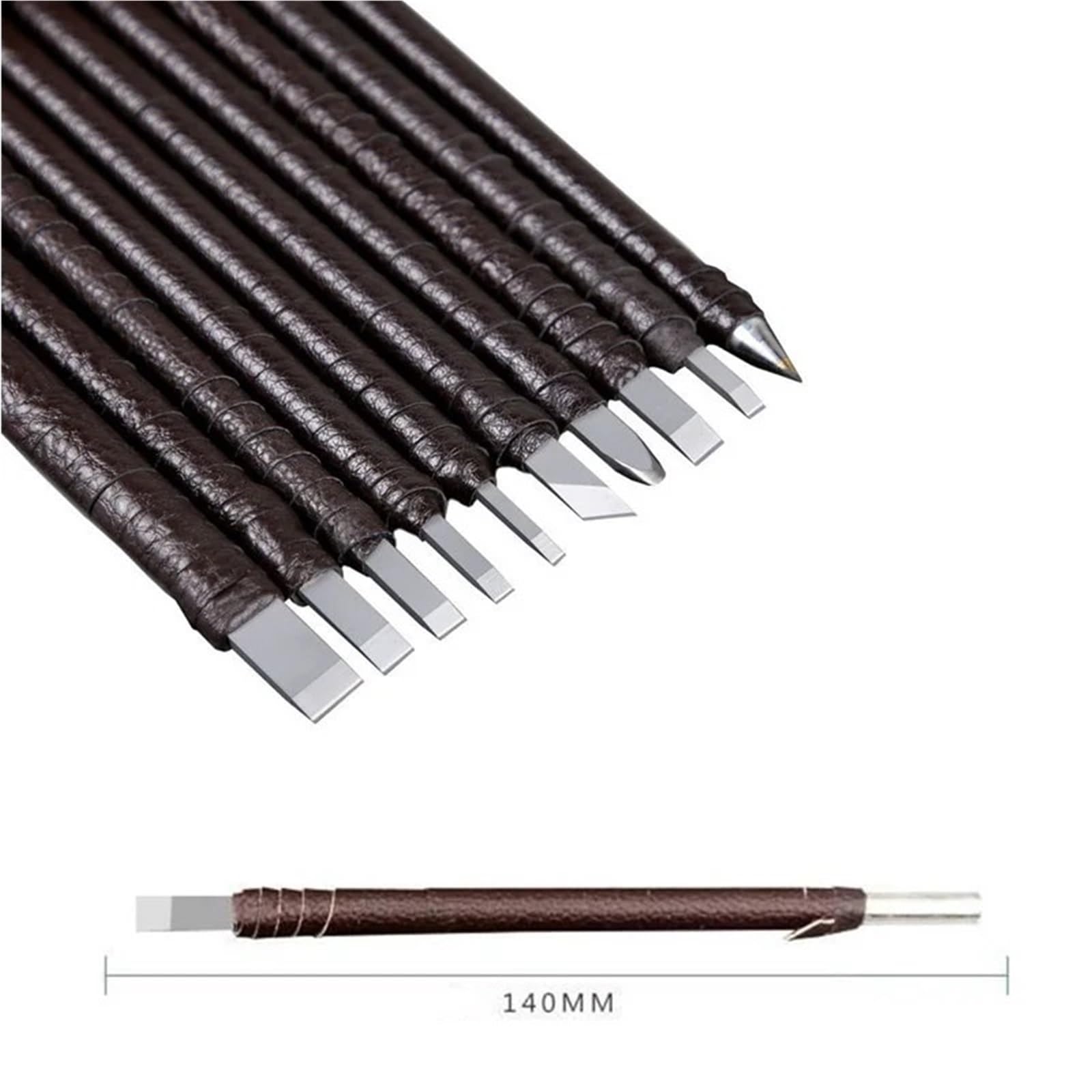 Kit de sculpture sur bois Professionnel 3/8/10 Pièces En Acier Au Tungstène Sculpture Sur Pierre Outils À Main Ensemble Ciseau Outil De Bois(10PCS)