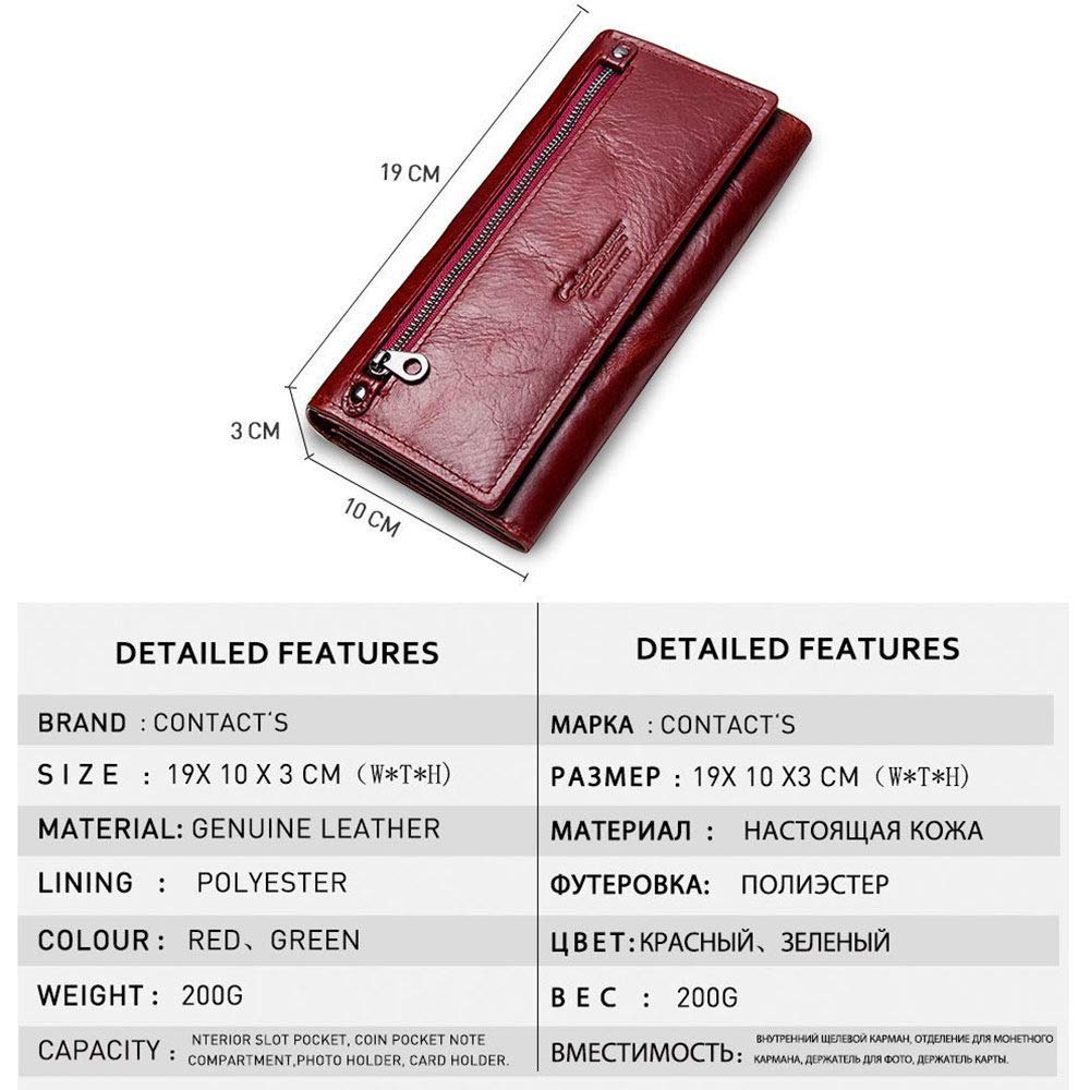Portafoglio bifold da Donna di Lusso in Pelle Gialla