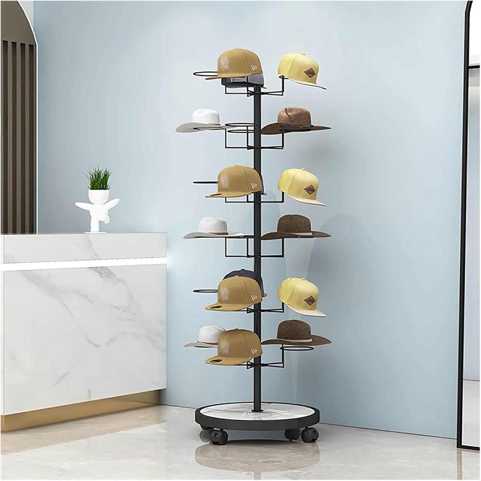 Présentoir pour casquettes en métal pour sublimer votre chambre