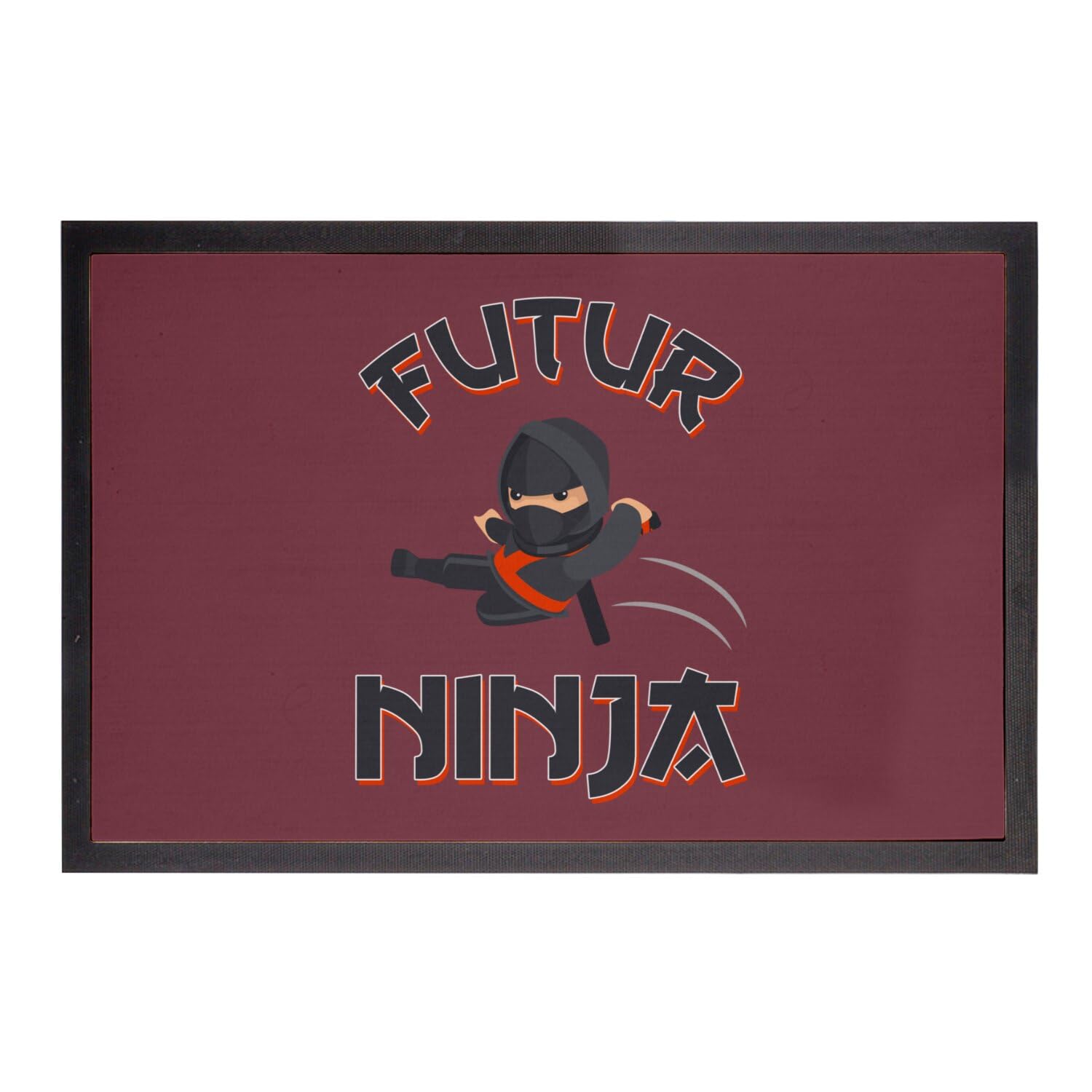 Paillasson antisalissure Ninja Combat Japonais pour garder la maison propre