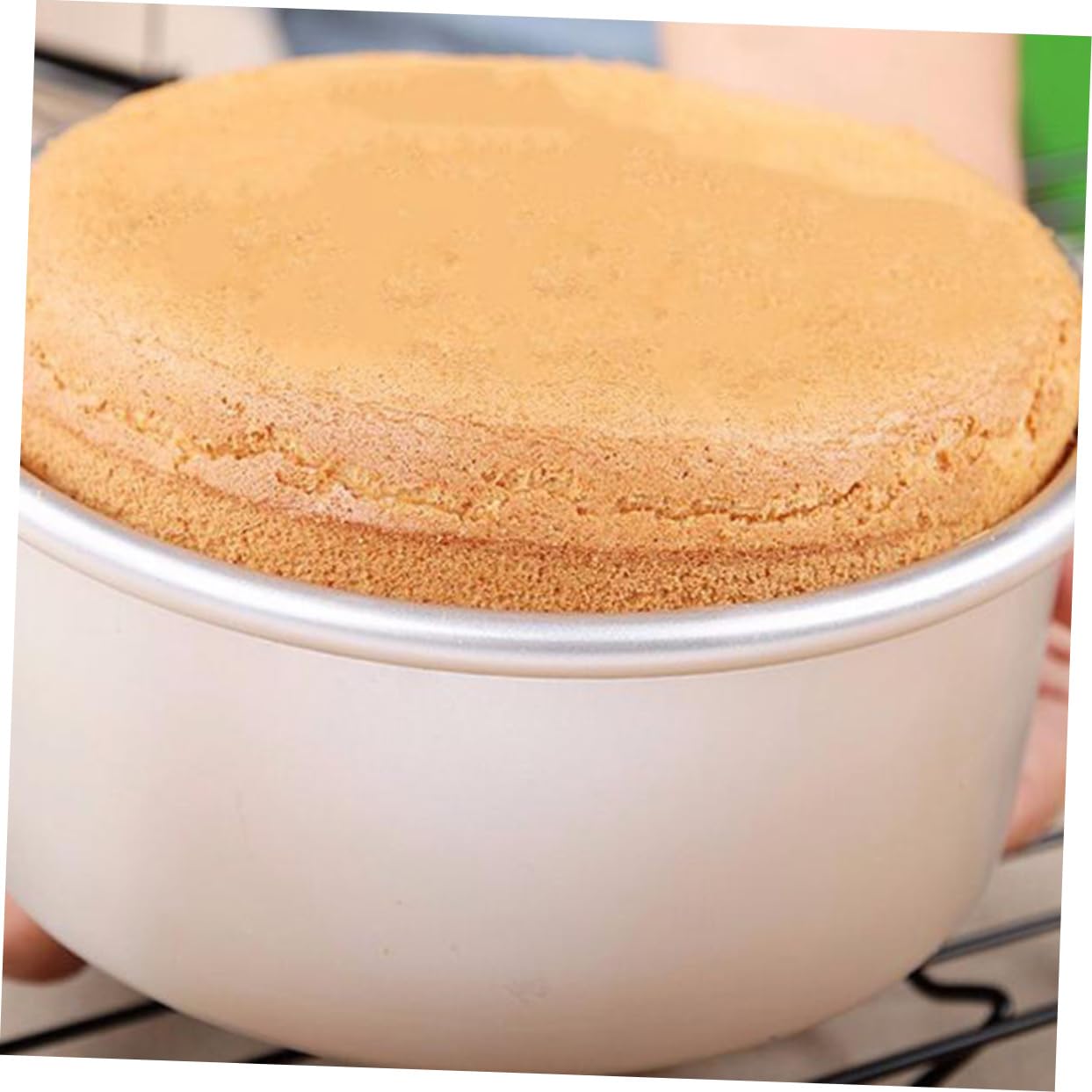 Mikinona 4stücke Runde Kuchenform Antihaftbeschichtetem Tablett -kuchenbackblech Mit Abnehmbarem Boden Für Kekse Obst Und Pudding