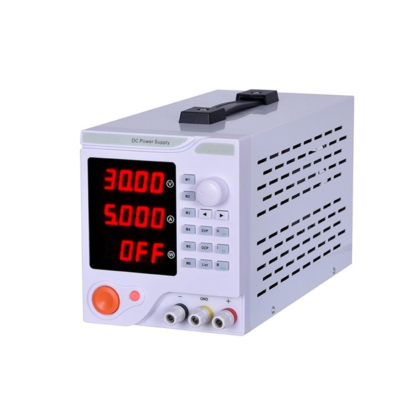 Fuente de alimentacion CC programable regulable de alta precision con puerto RS232
