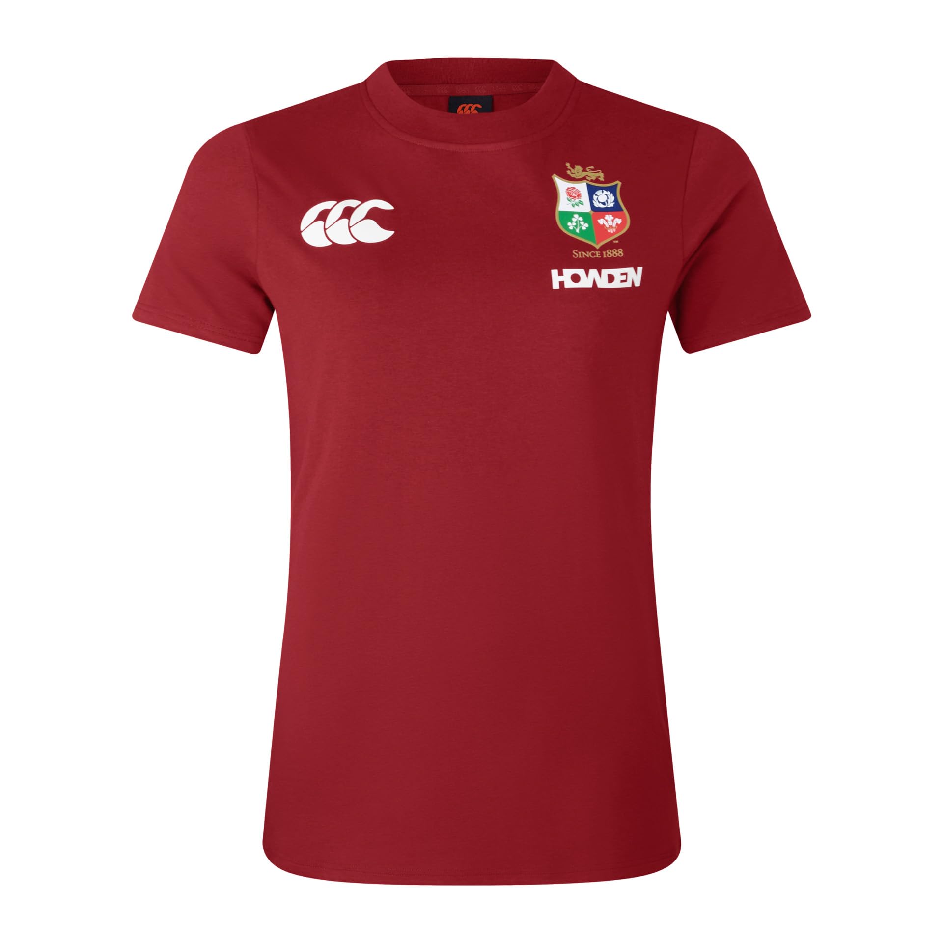 Canterbury British Irish Lions 2025 Womens Cotton Tee Red