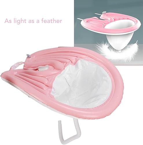 Miniatura 3 de Cuenco inflable para champú, fregadero plegable con manguera de drenaje desmontable para cama y bandeja de lavado de cabello, lavabo para champú